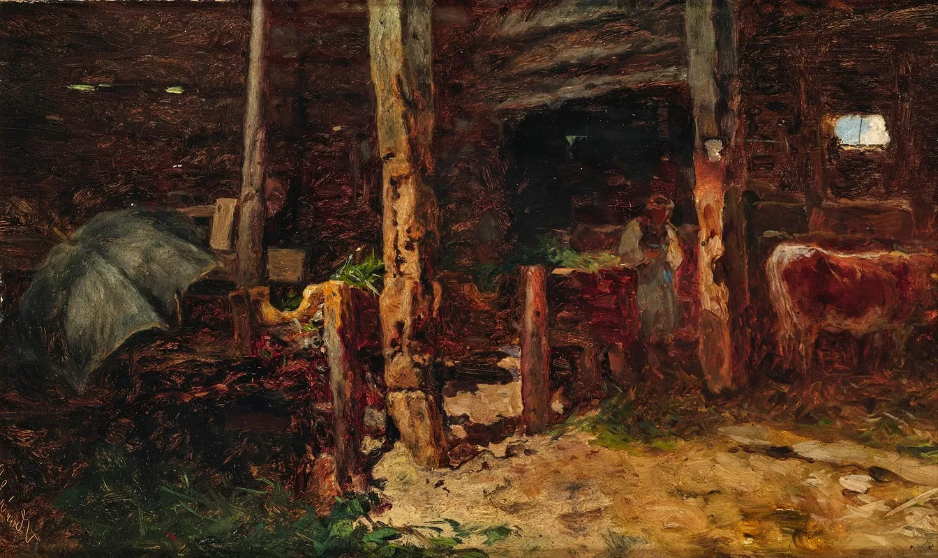 Stallinterieur Aus Dem Pinzgau
