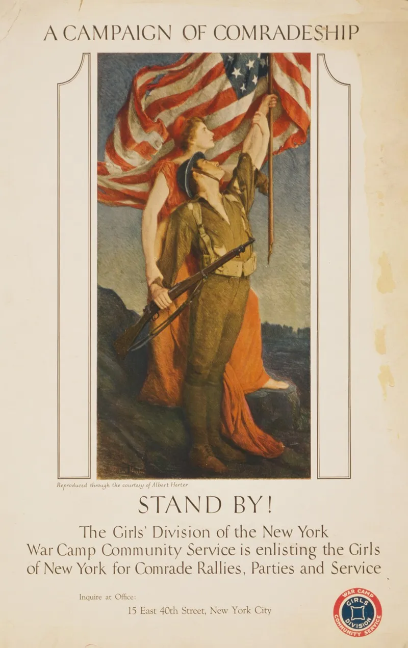 Stand By A Campaign Of Comradeship Wall Art by Albert Herter - High-Resolution Digital Print