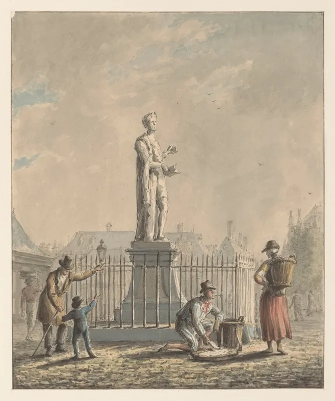 Standbeeld Van Laurens Jansz Coster Te Haarlem