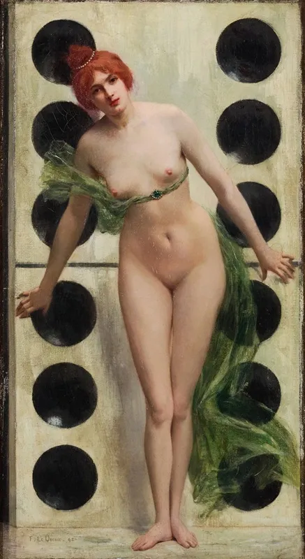 Standing Beauty Wall Art by Fernand Le Quesne - High-Resolution Digital Print