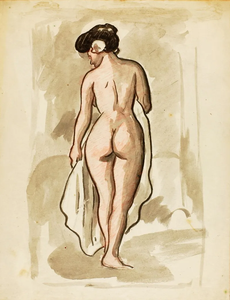 Standing Female Nude 22