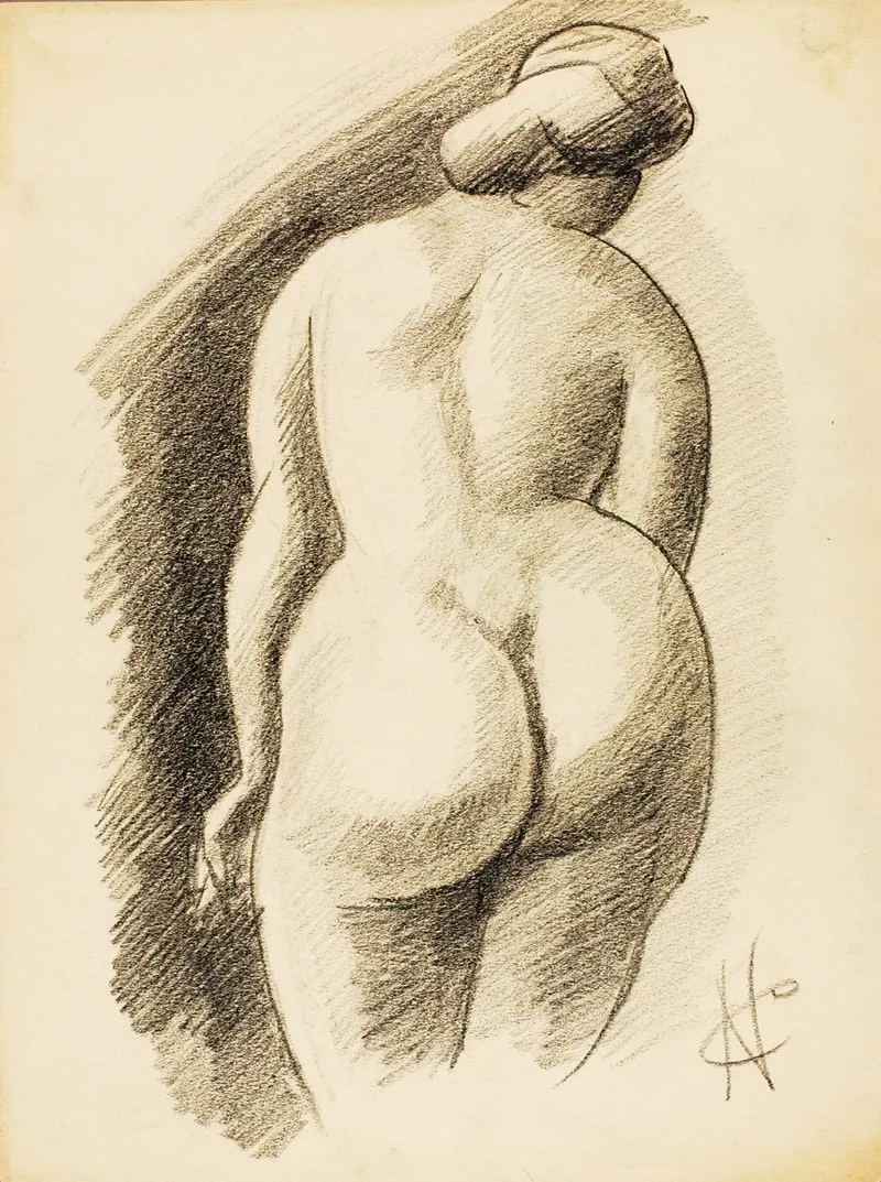 Standing Female Nude 23