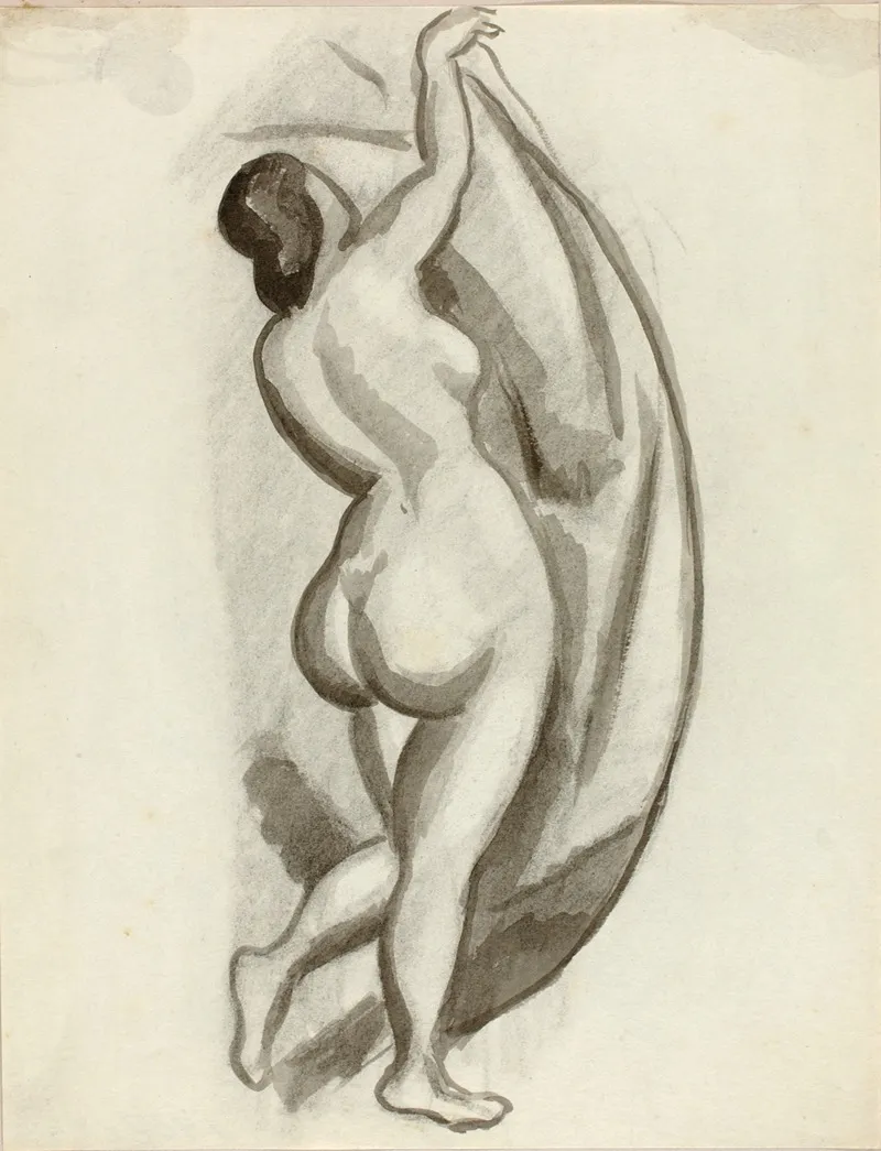 Standing Female Nude 33