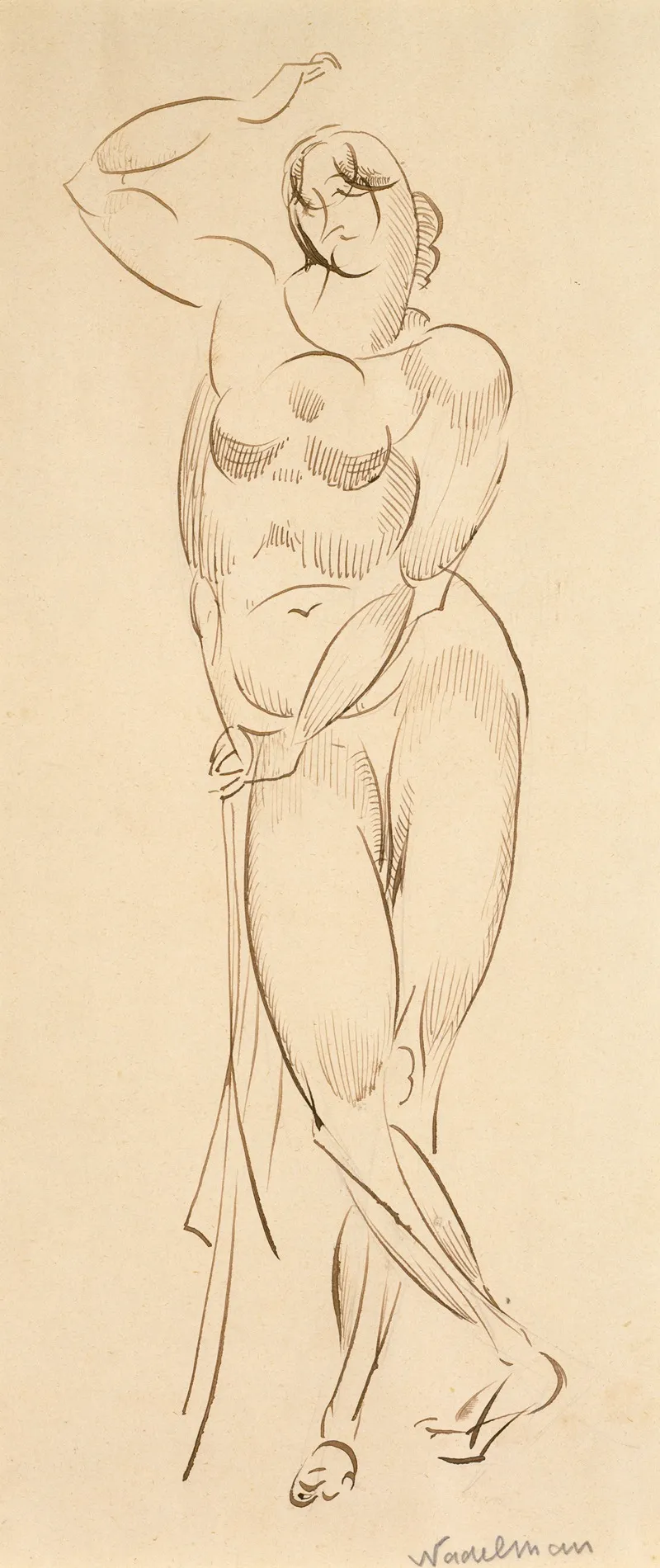 Standing Female Nude 43