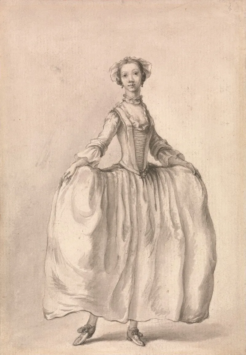 Standing Figure Of A Lady