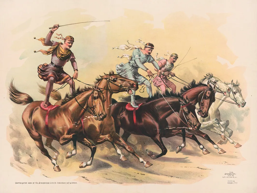 Standing Horseback Riders 2