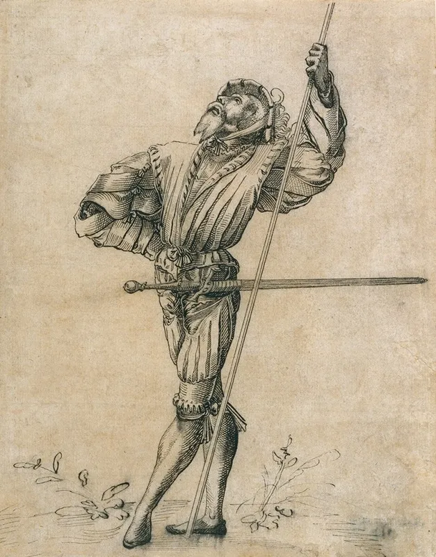 Standing Landsknecht
