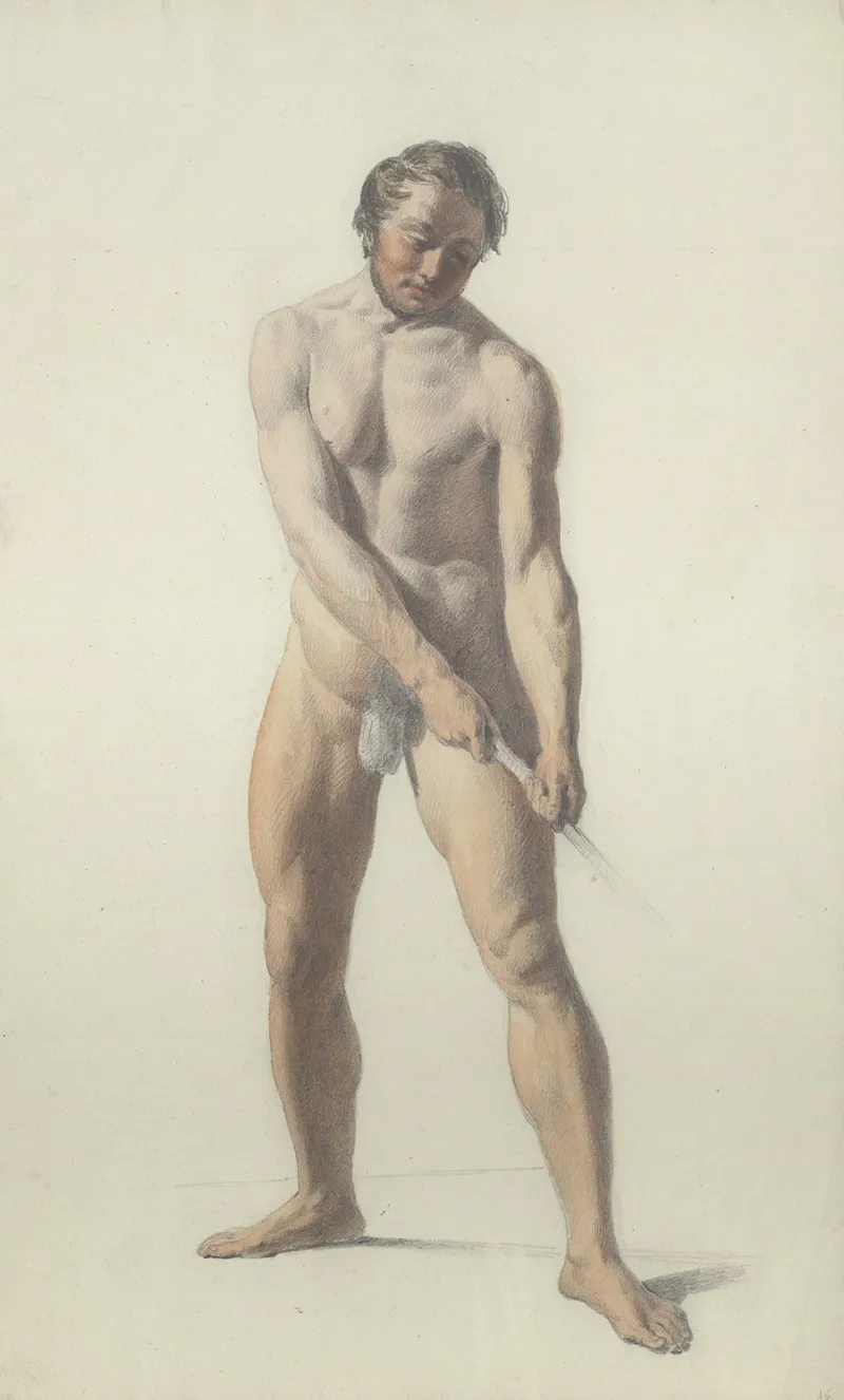 Standing Male Nude 55