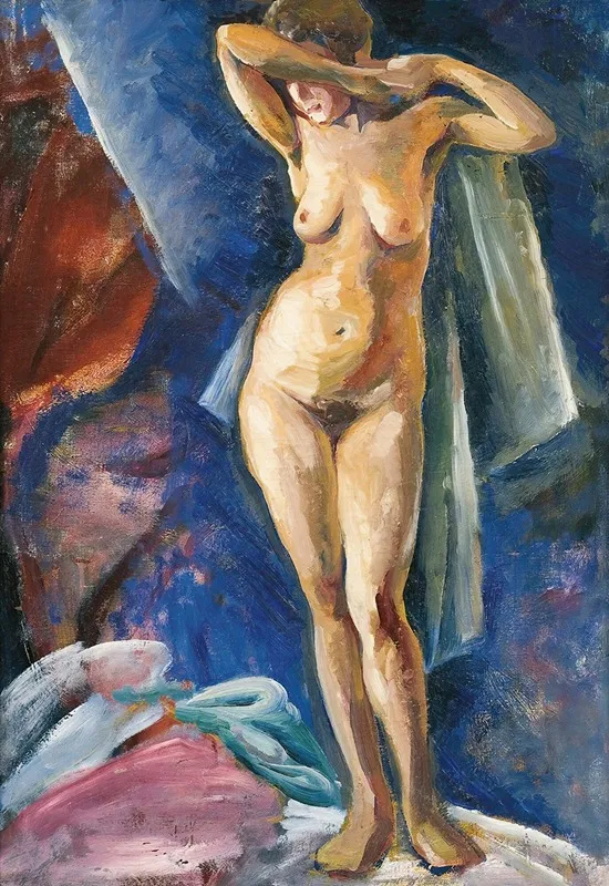 Standing Nude 3 Wall Art by Aleksey Ilych Kravchenko - High-Resolution Digital Print