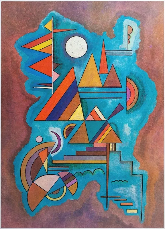 Standing Wall Art by Wassily Kandinsky - High-Resolution Digital Print