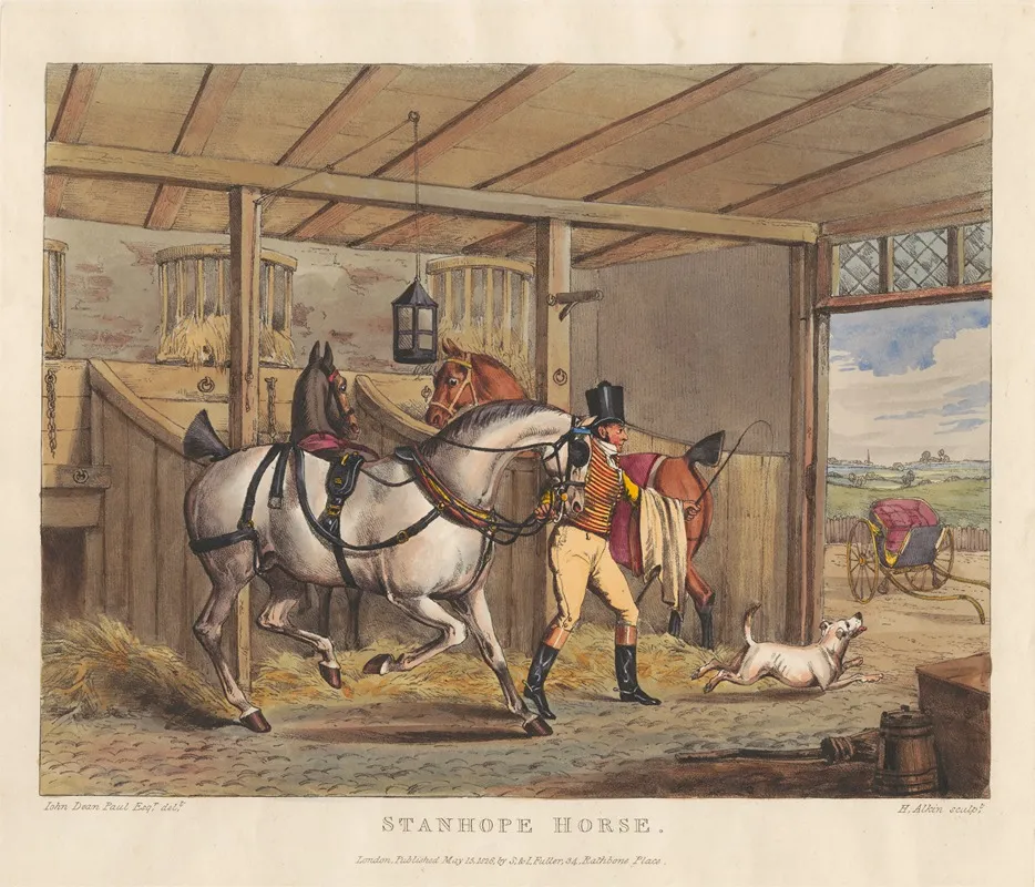Stanhope Horse Wall Art by Sir John Dean Paul - High-Resolution Digital Print