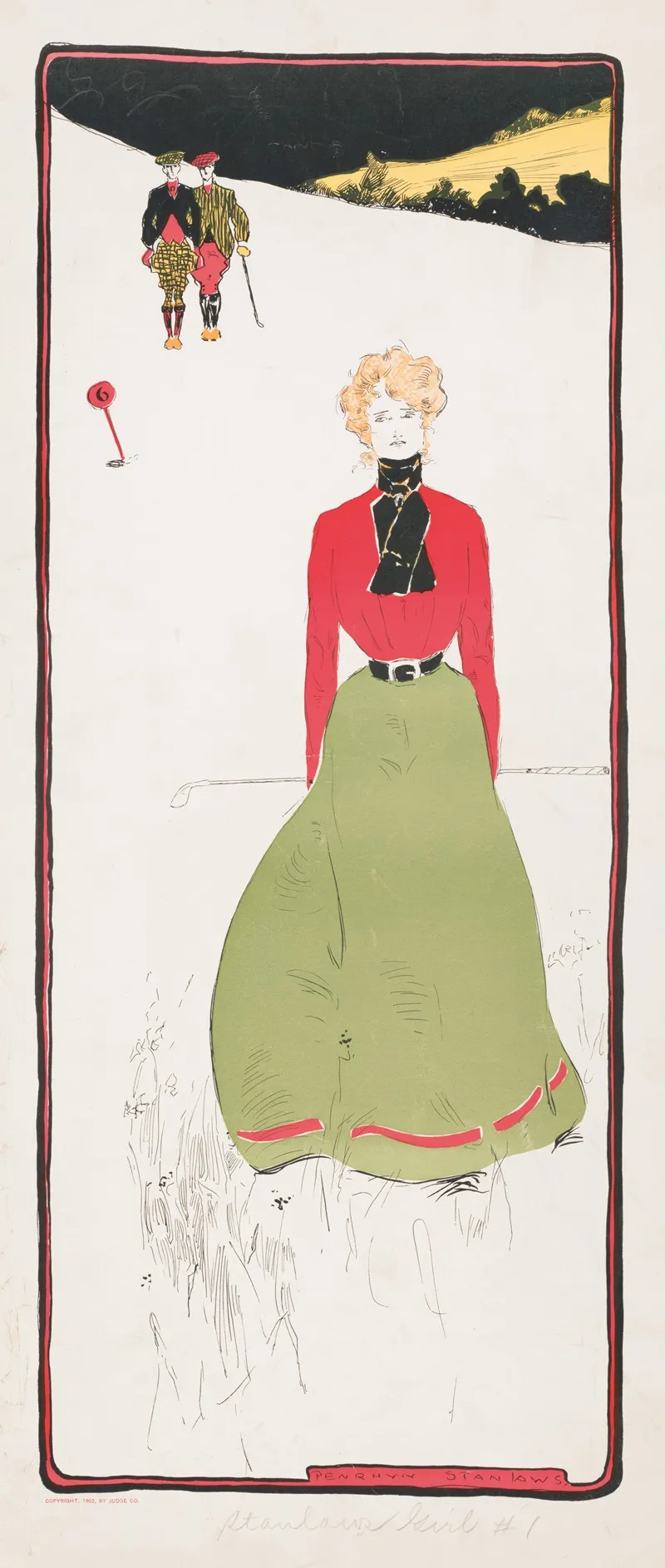 Stanlaws Girl 1 Wall Art by Penrhyn Stanlaws - High-Resolution Digital Print