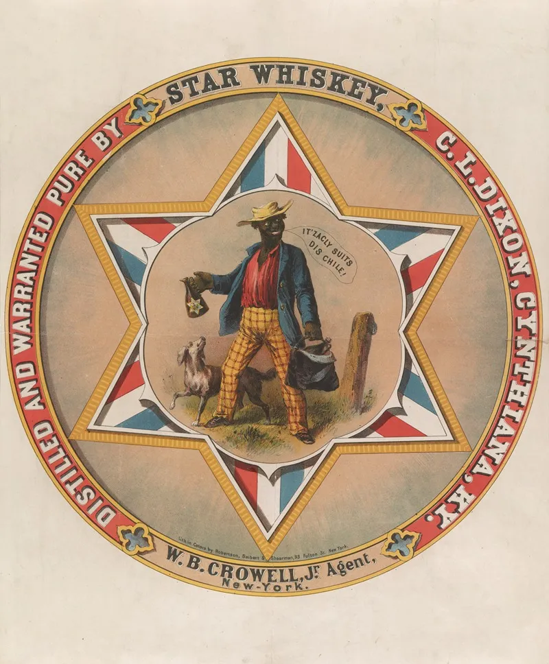 Star Whiskey Distilled And Warranted Pure By C L Dixon Cynthiana Ky W B Crowell Jr Agent New York
