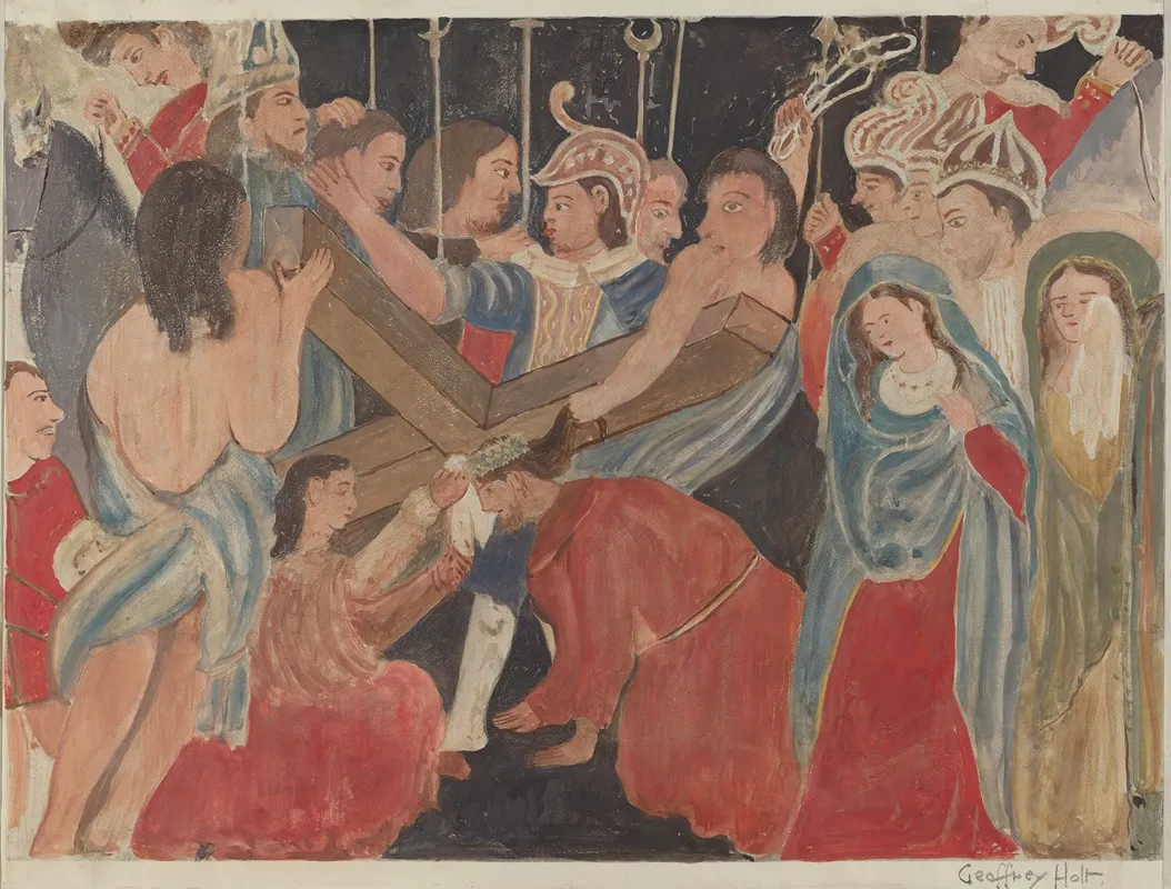 Station Of The Cross No 6 Veronica Rendersservice To Jesus