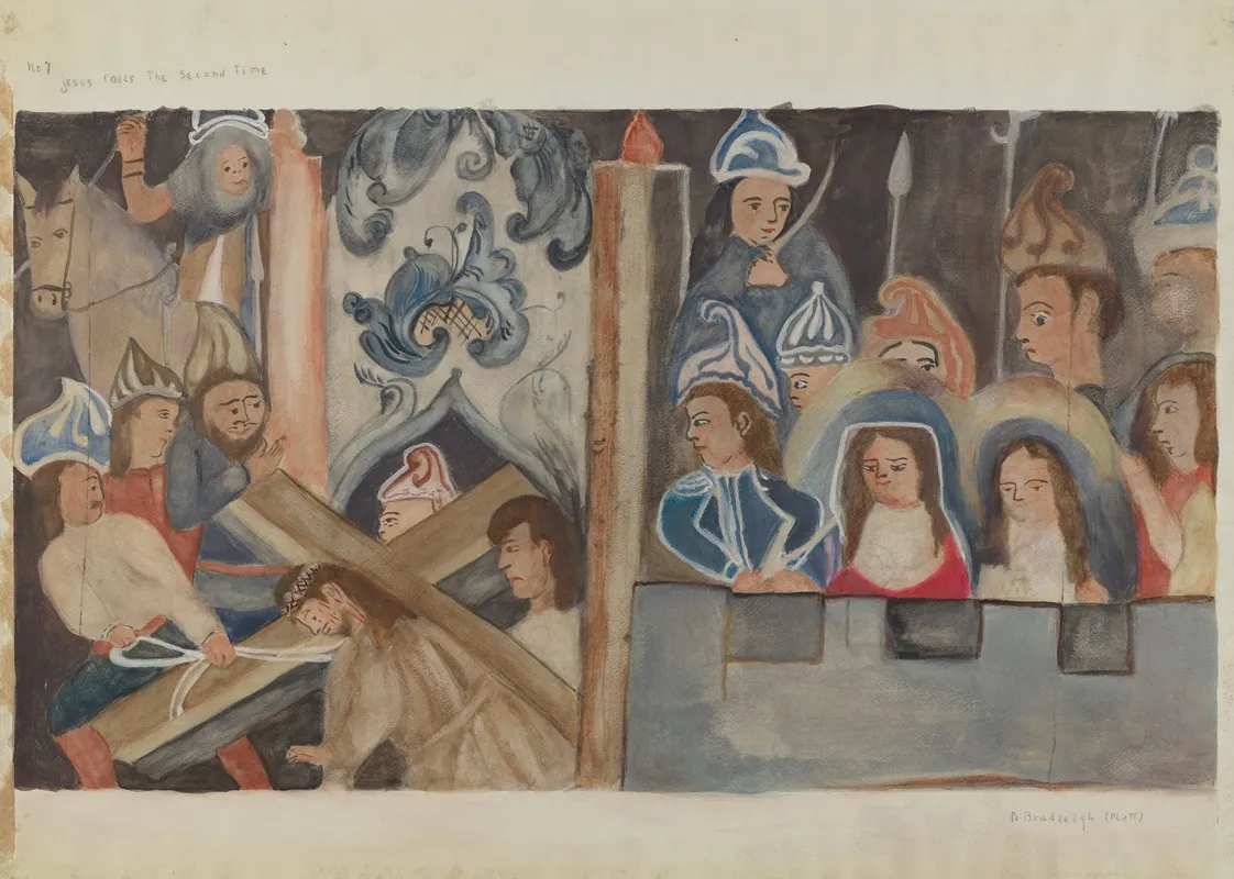 Station Of The Cross No 7 Jesus Falls The Second Time 2