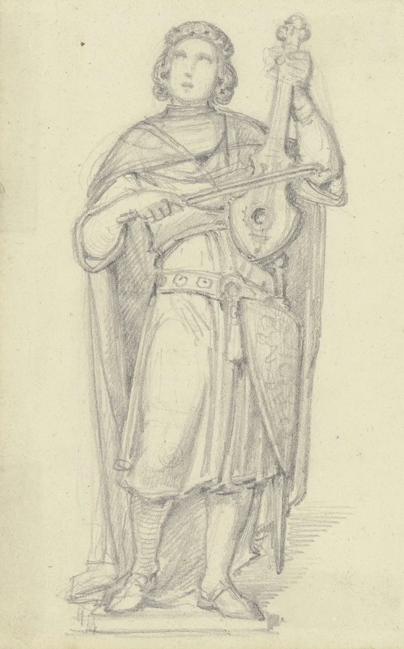 Statue Des Volker Von Alzey