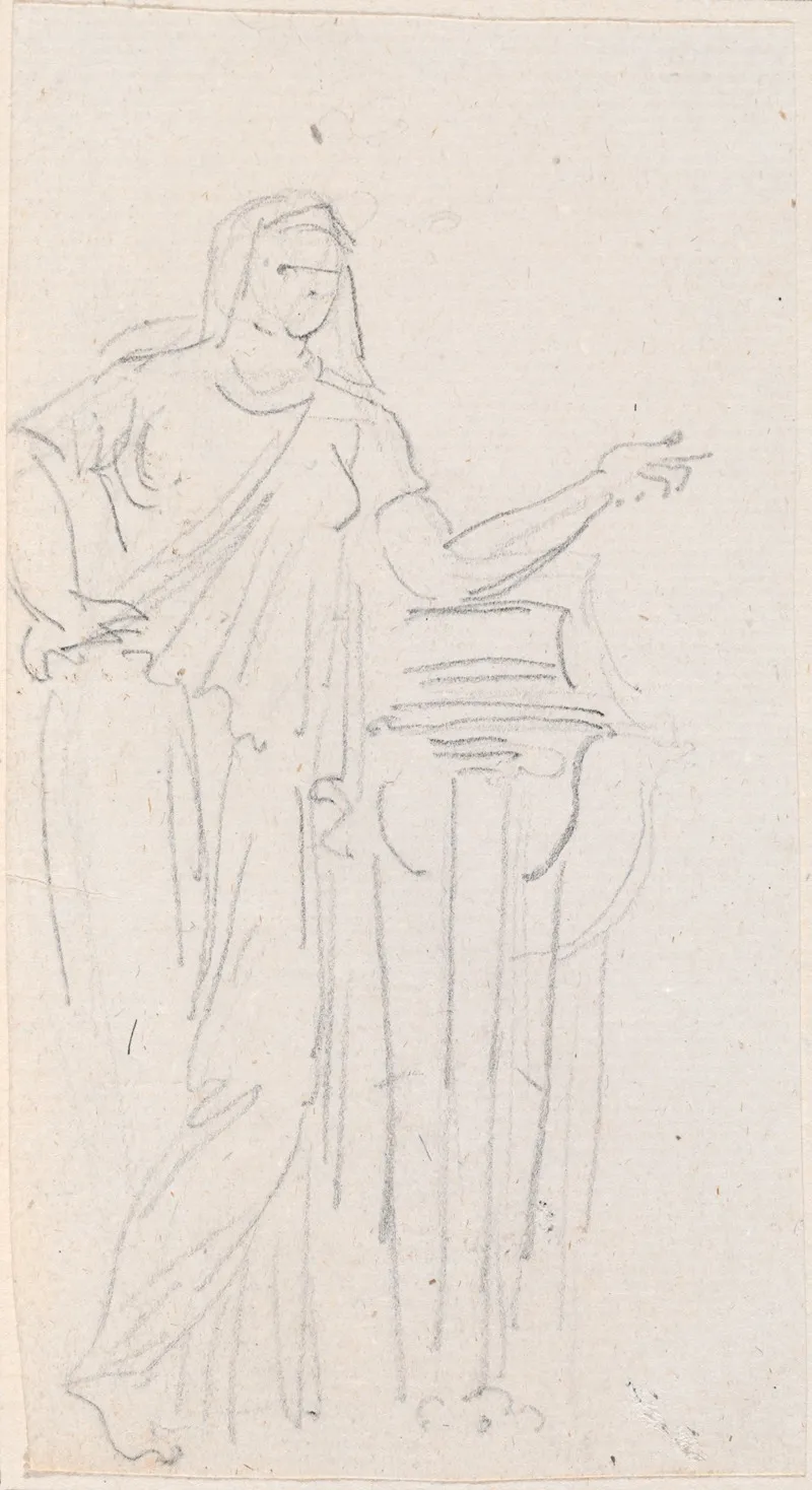 Statue Of A Vestal Virgin