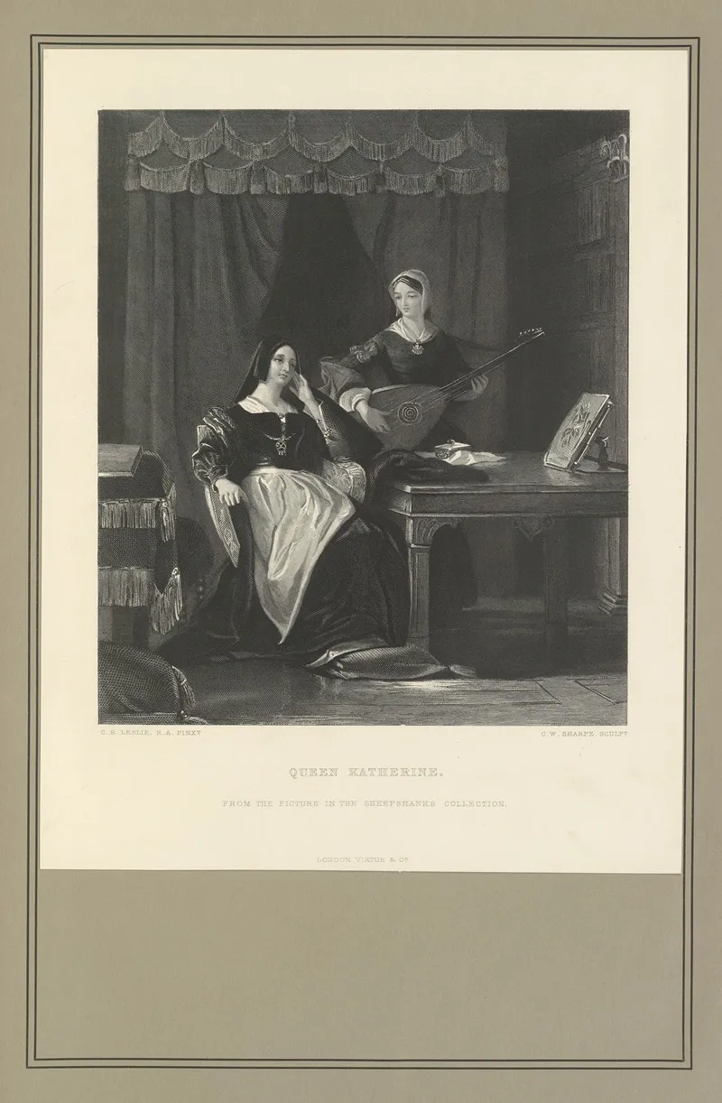 Steel Engraving Wall Art by Louis Arthur Holman - High-Resolution Digital Print