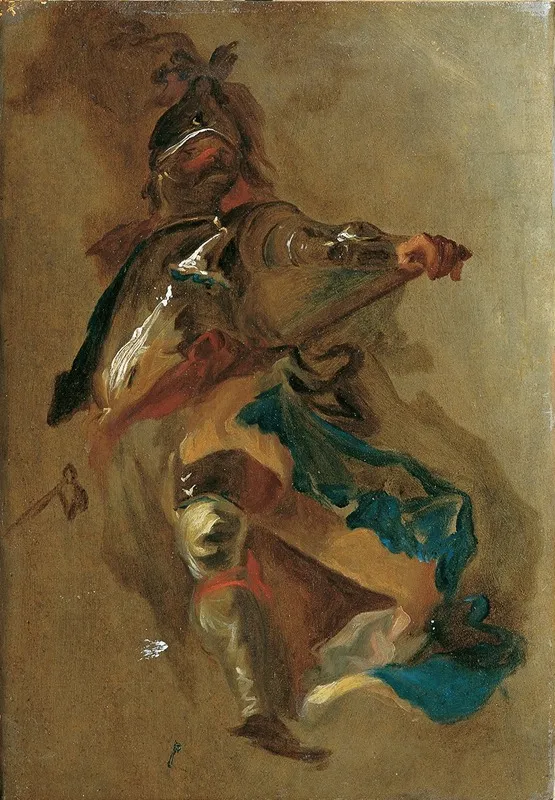 Stehender Feldherr Wall Art by Franz Anton Maulbertsch - High-Resolution Digital Print