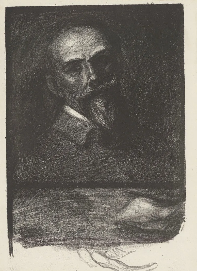 Steinlen De Face Tete Inclinee