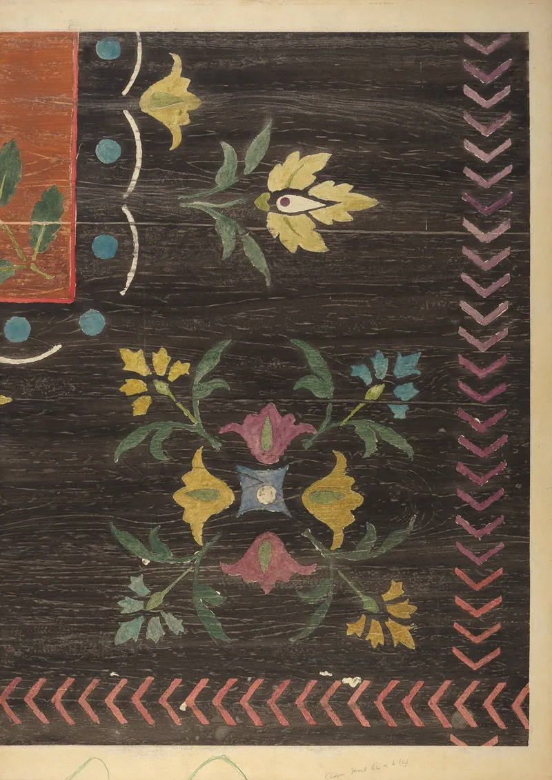 Stencilled Floor 4