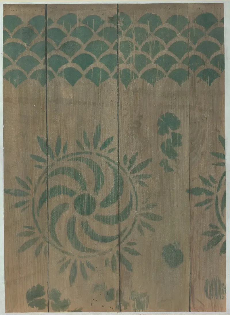 Stencilled Floor 7