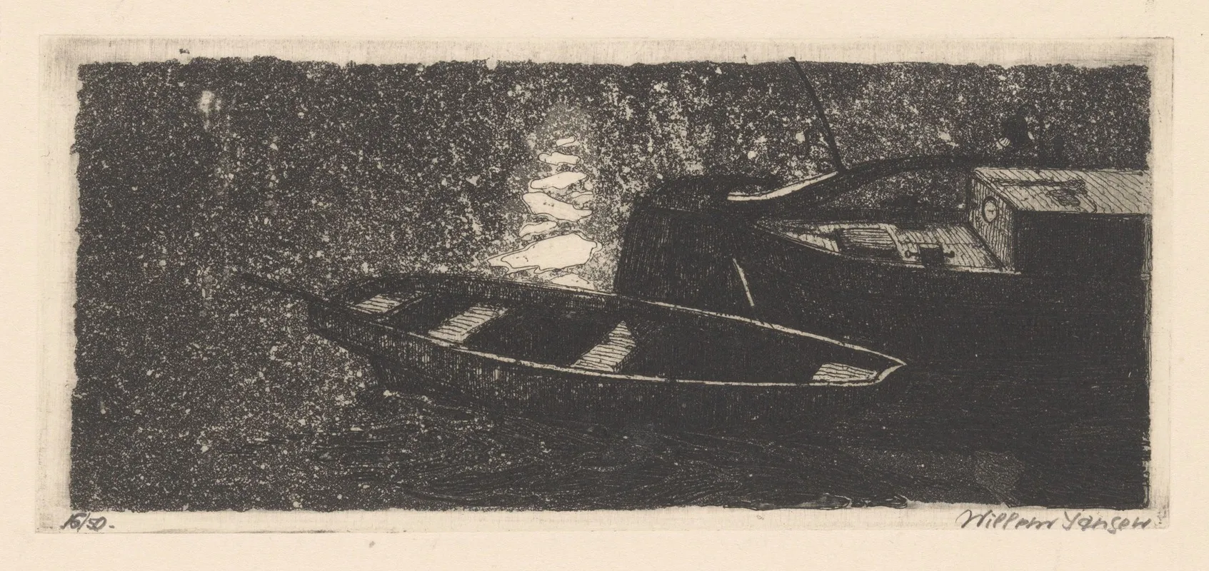 Stern And Rowboat Wall Art by Willem Jansen - High-Resolution Digital Print