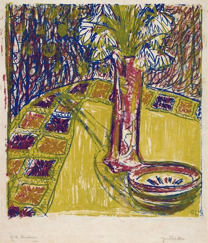 Still Life 3 Wall Art by Ernst Ludwig Kirchner - High-Resolution Digital Print