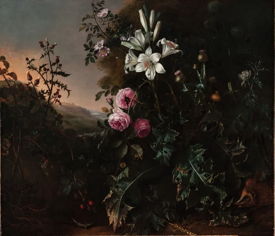Still Life 57 Wall Art by Matthias Withoos - High-Resolution Digital Print