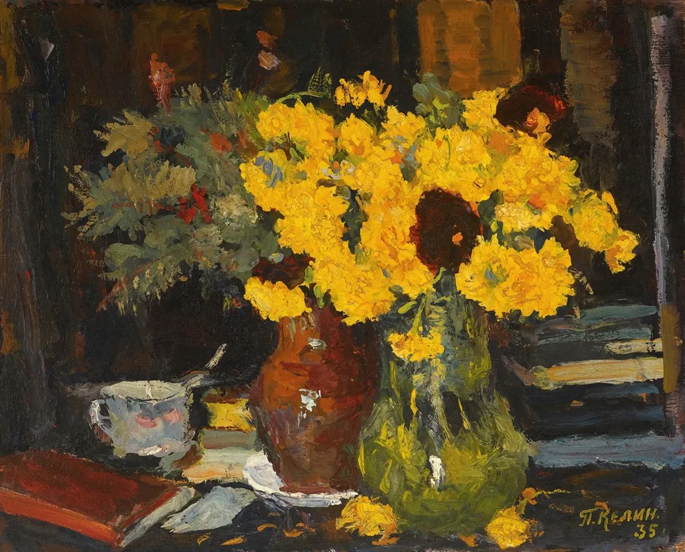 Still Life 69 Wall Art by Petr Ivanovich Kelin - High-Resolution Digital Print