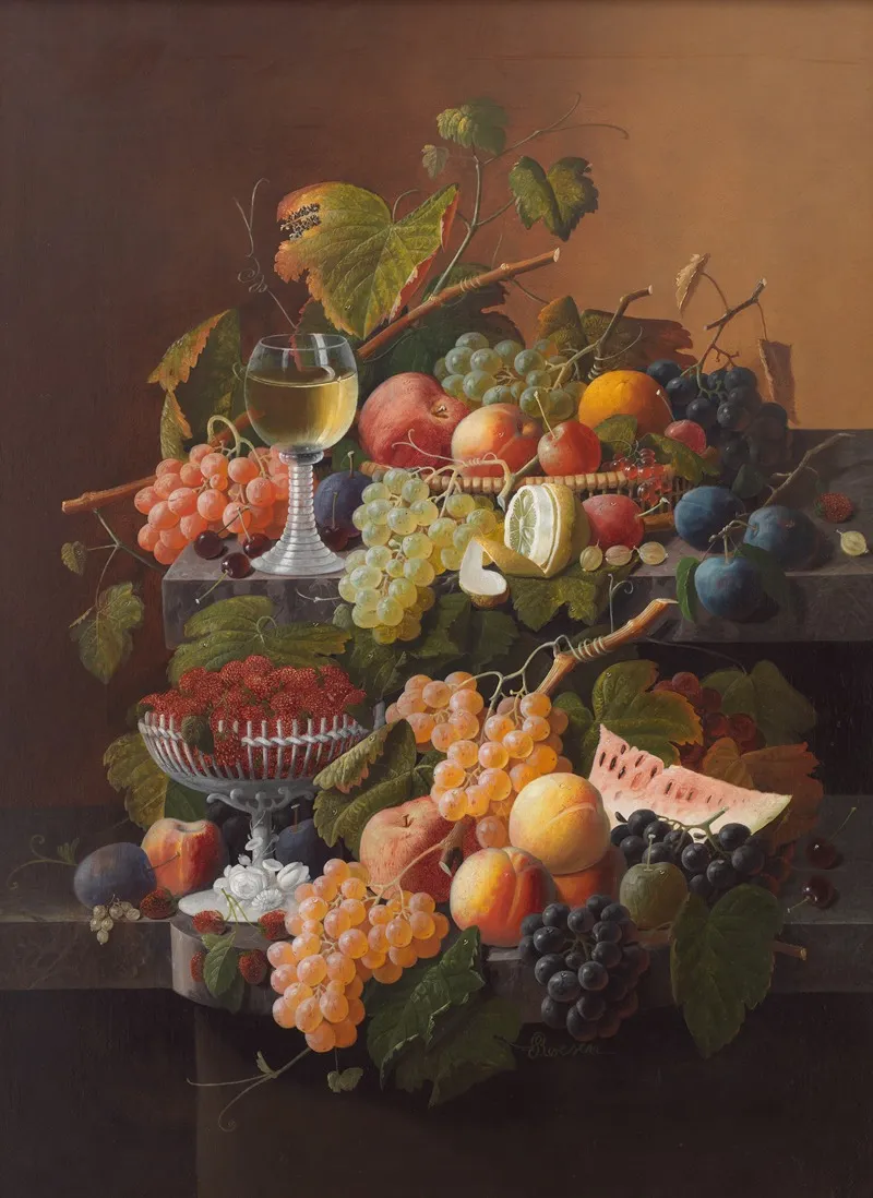 Still Life 84 Wall Art by Severin Roesen - High-Resolution Digital Print