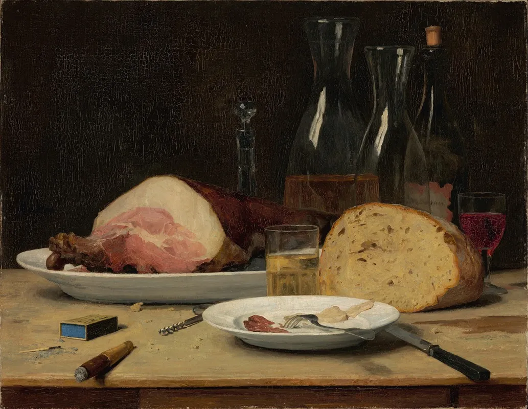 Still Life Excess Wall Art by Albert Anker - High-Resolution Digital Print