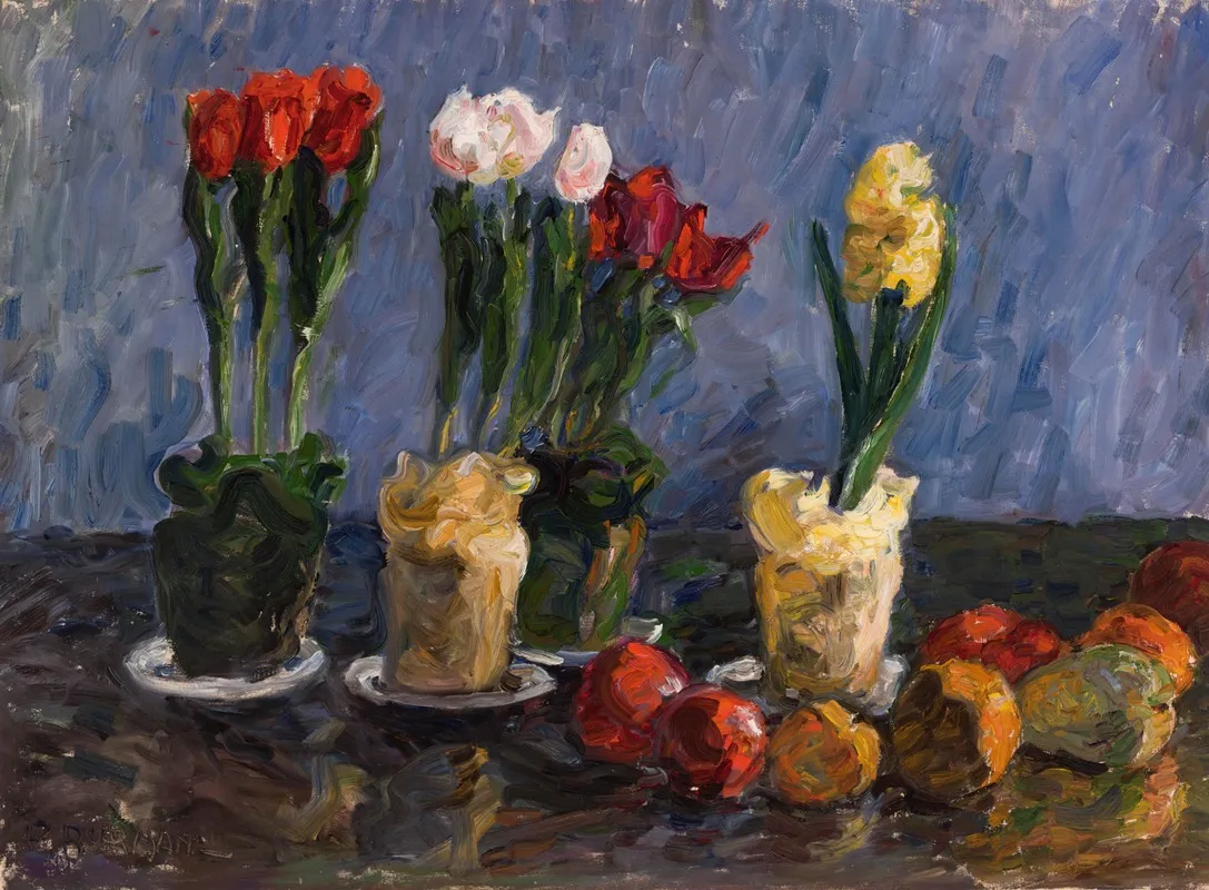 Still Life Flowers 2 Wall Art by Paul Burman - High-Resolution Digital Print