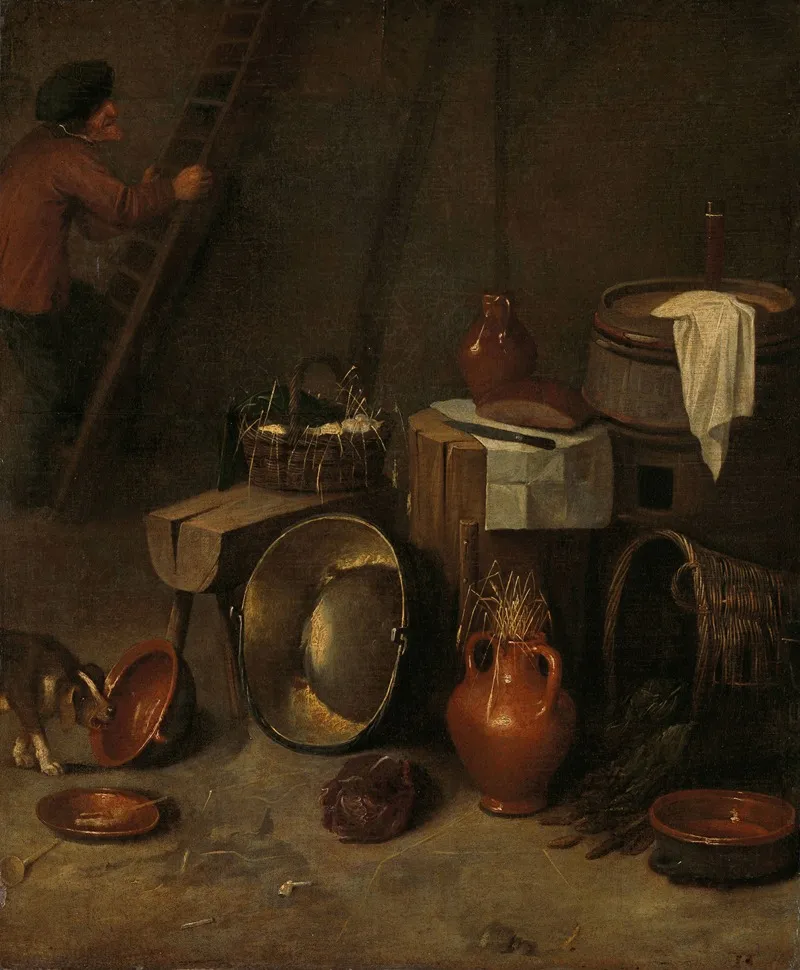 Still Life In A Stable 2 Wall Art by Hendrik Potuyl - High-Resolution Digital Print