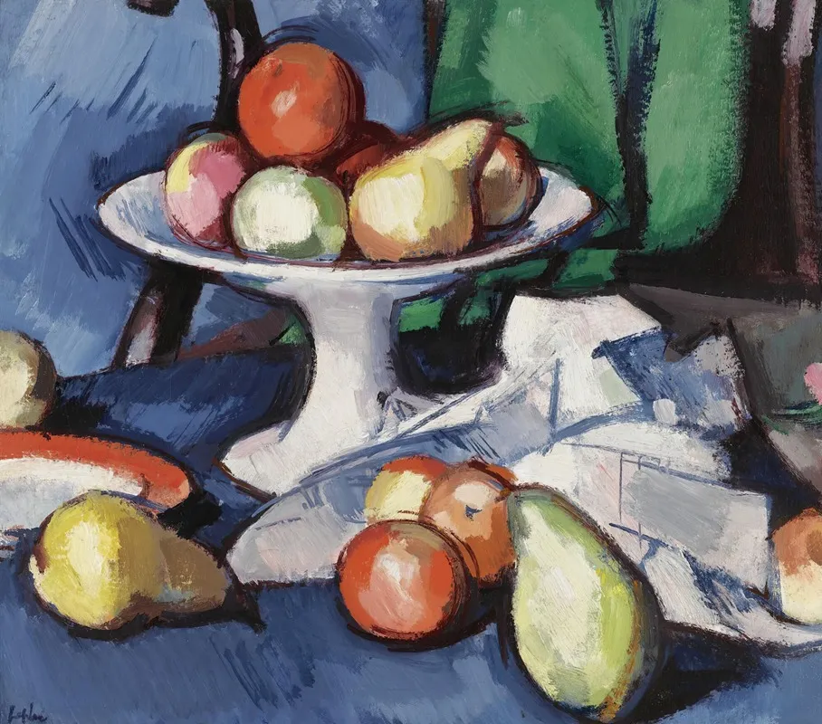Still Life Of Fruit 2 Wall Art by Samuel John Peploe - High-Resolution Digital Print