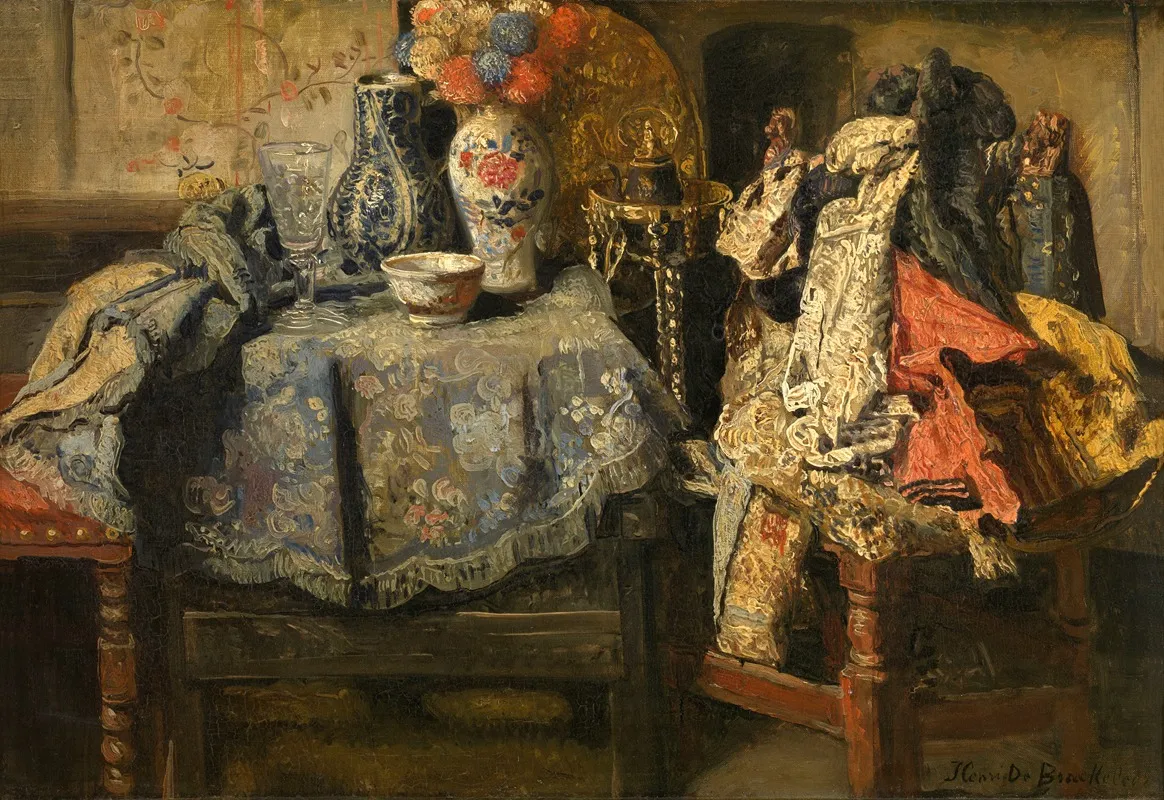 Still Life Requisites Wall Art by Henri de Braekeleer - High-Resolution Digital Print