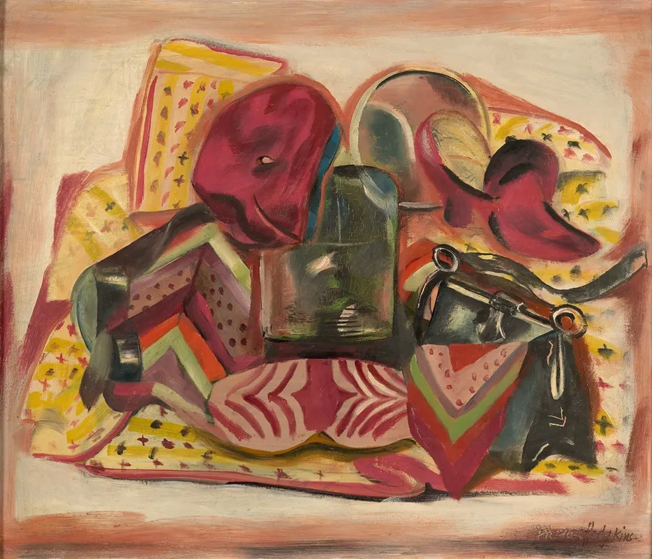Still Life Self Portrait Wall Art by Frances Hodgkins - High-Resolution Digital Print