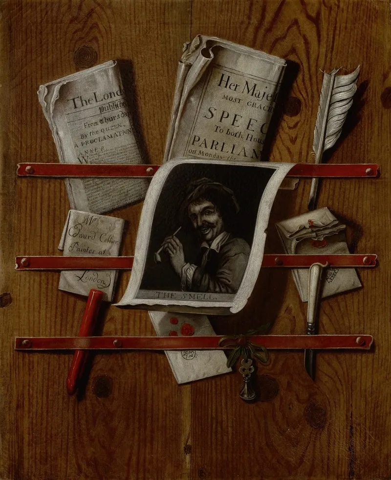 Still Life The Smell Wall Art by Evert Collier - High-Resolution Digital Print