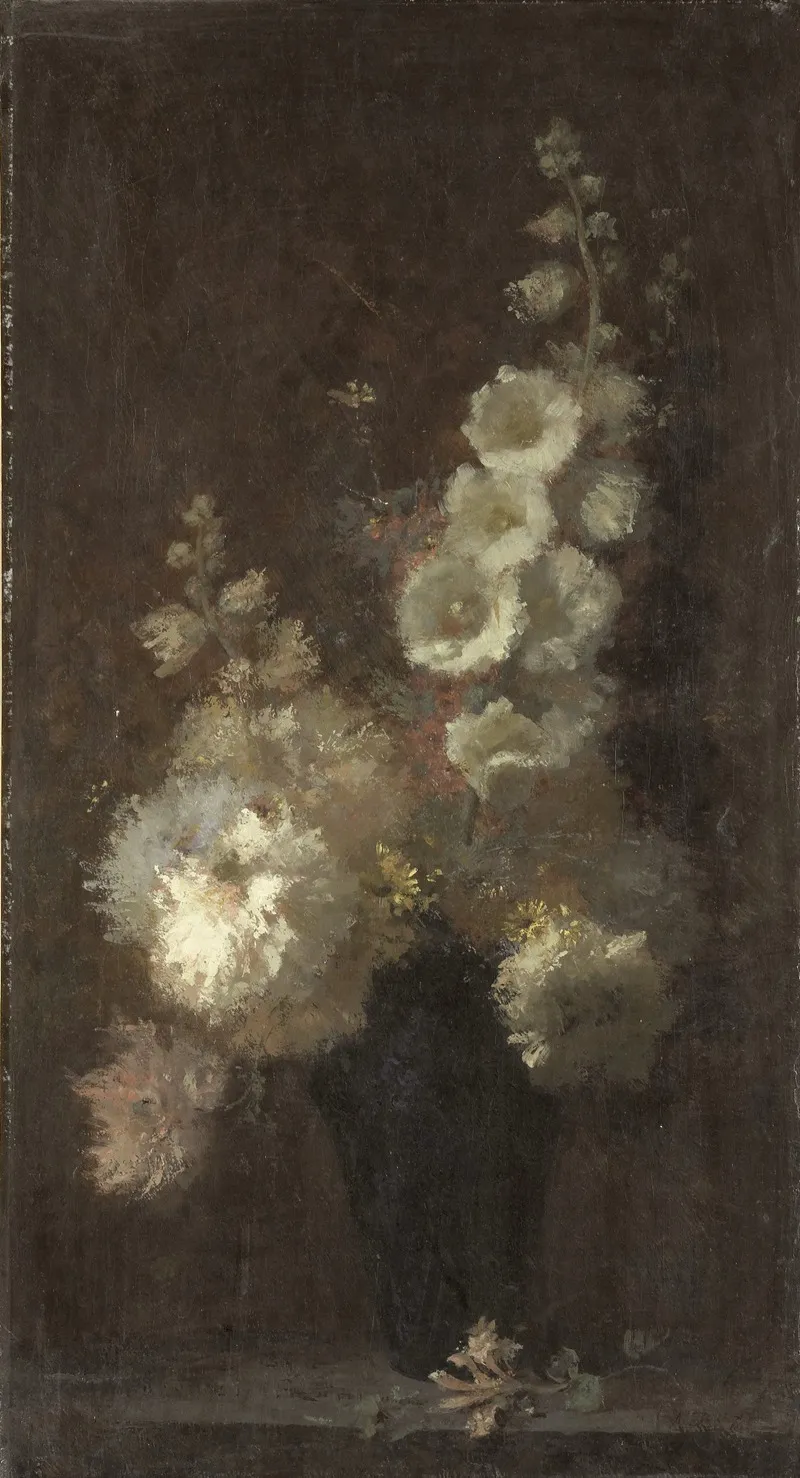 Still Life Wit Flowers Wall Art by Auguste Jouve - High-Resolution Digital Print