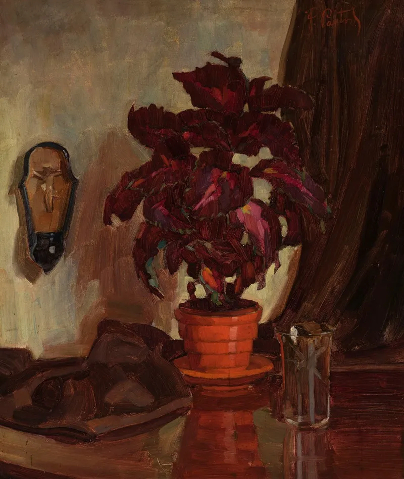 Still Life With A Holy Statue