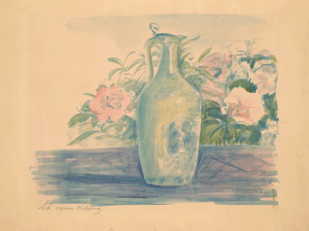 Still Life With A Jug And Flowers