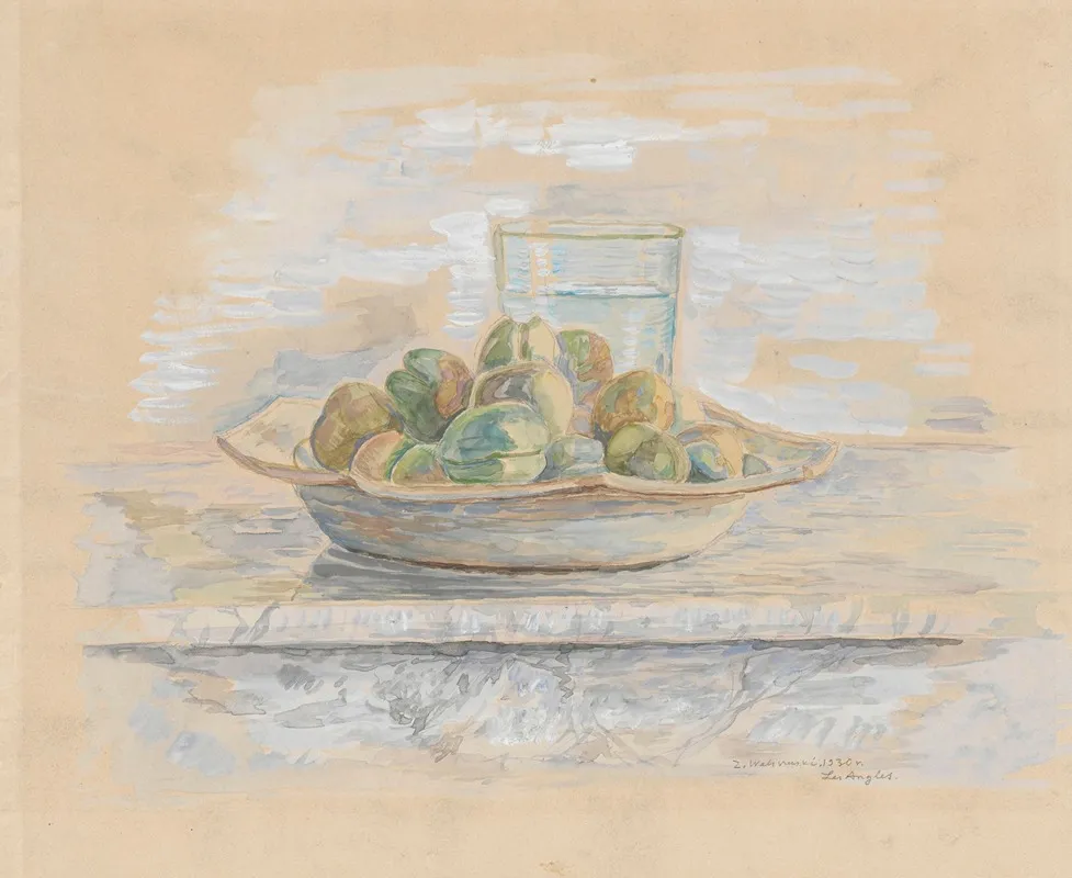 Still Life With Almonds Wall Art by Zygmunt Waliszewski - High-Resolution Digital Print