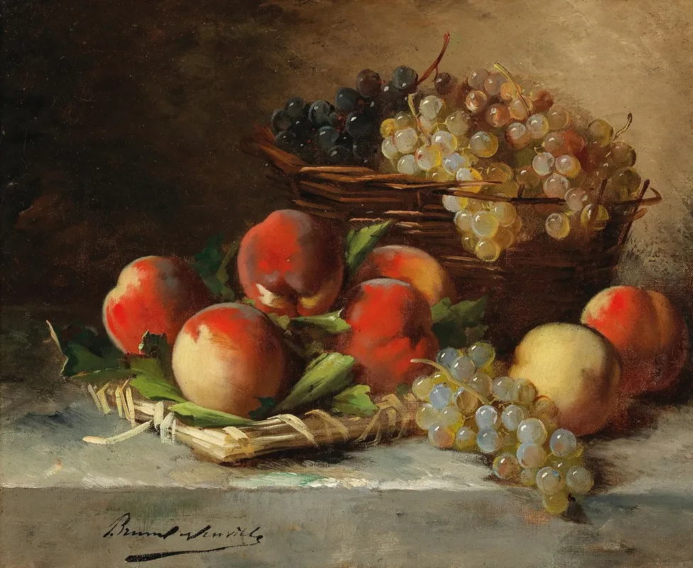 Still Life With Apples And Grapes