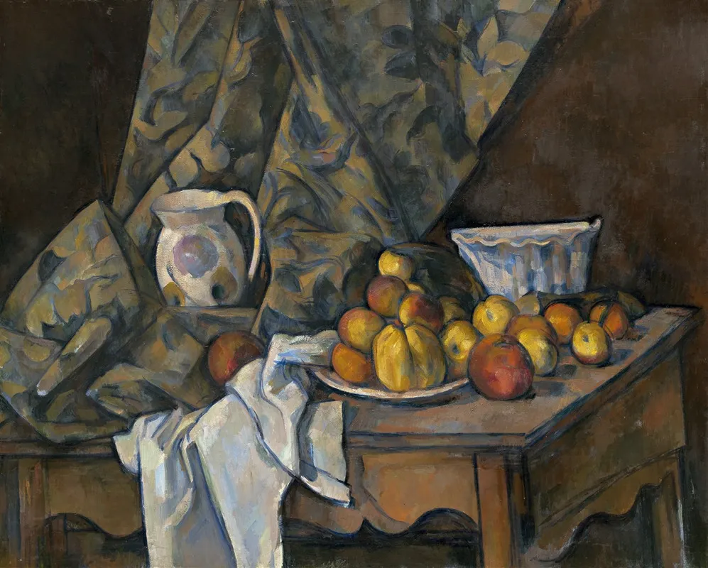Still Life With Apples And Peaches