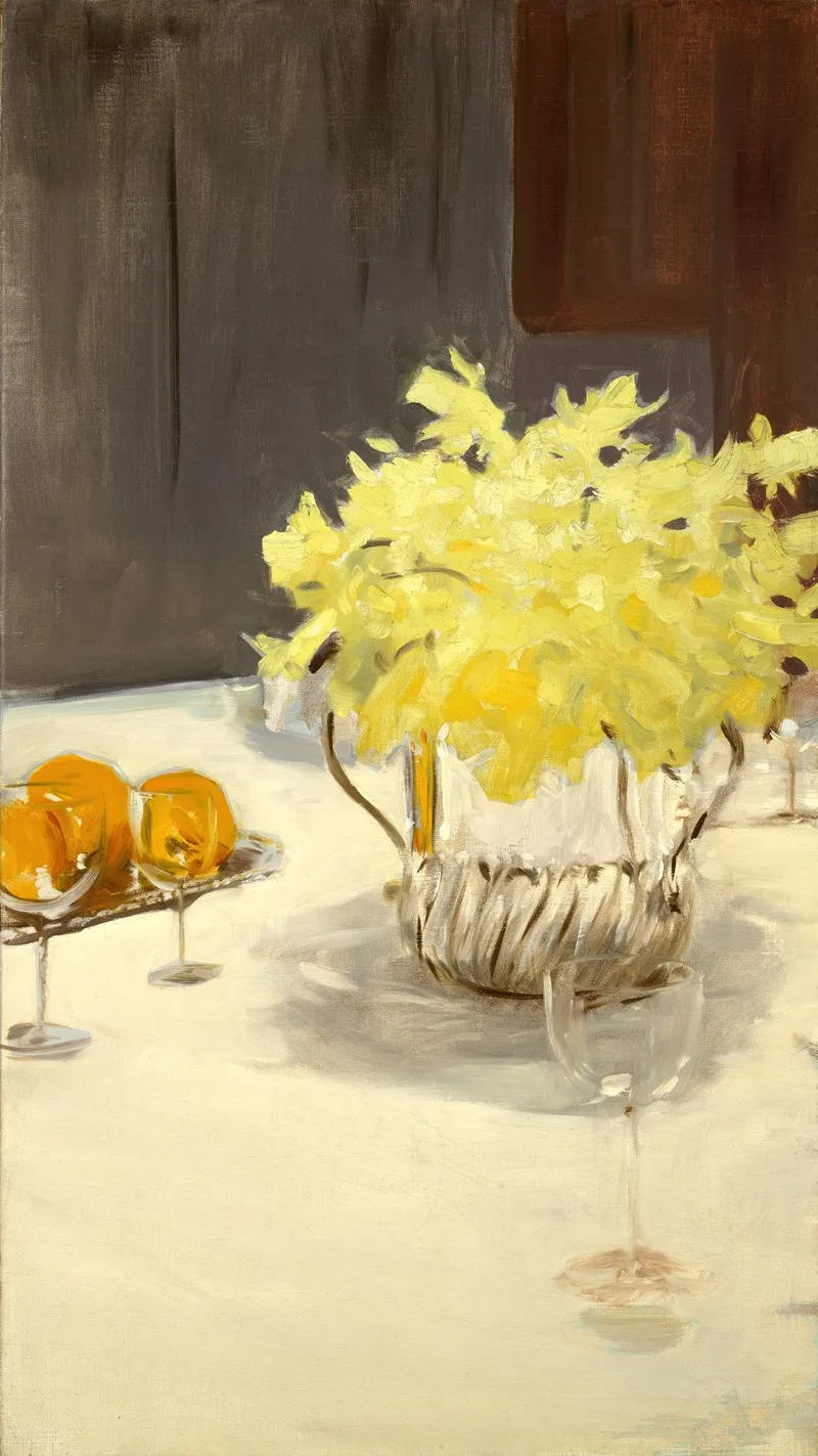 Still Life With Daffodils Wall Art by John Singer Sargent - High-Resolution Digital Print