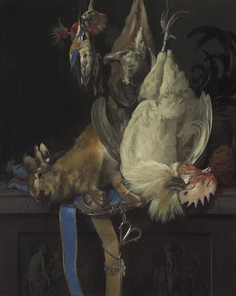 Still Life With Dead Game Wall Art by Willem van Aelst - High-Resolution Digital Print