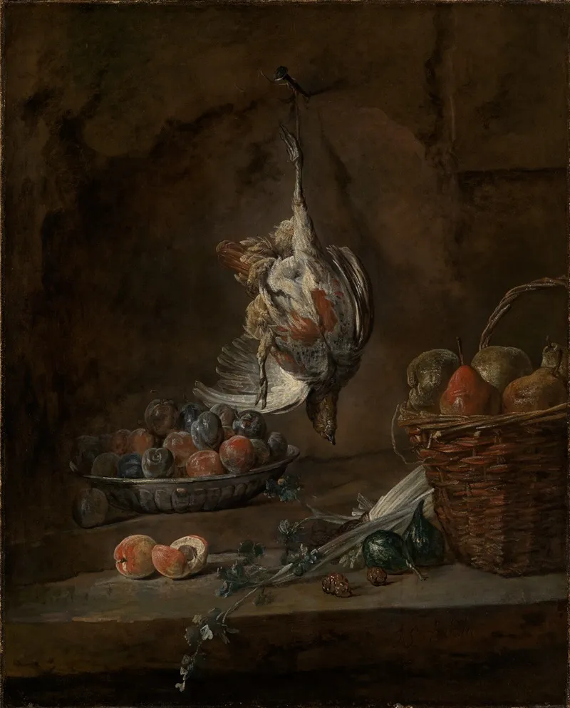 Still Life With Dead Partridge Wall Art by Jean Siméon Chardin - High-Resolution Digital Print