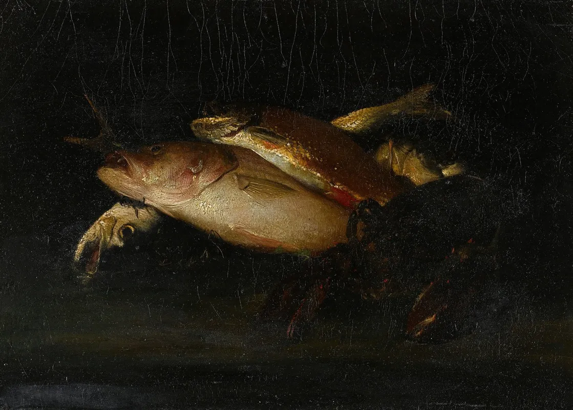 Still Life With Fish 9 Wall Art by William Merritt Chase - High-Resolution Digital Print