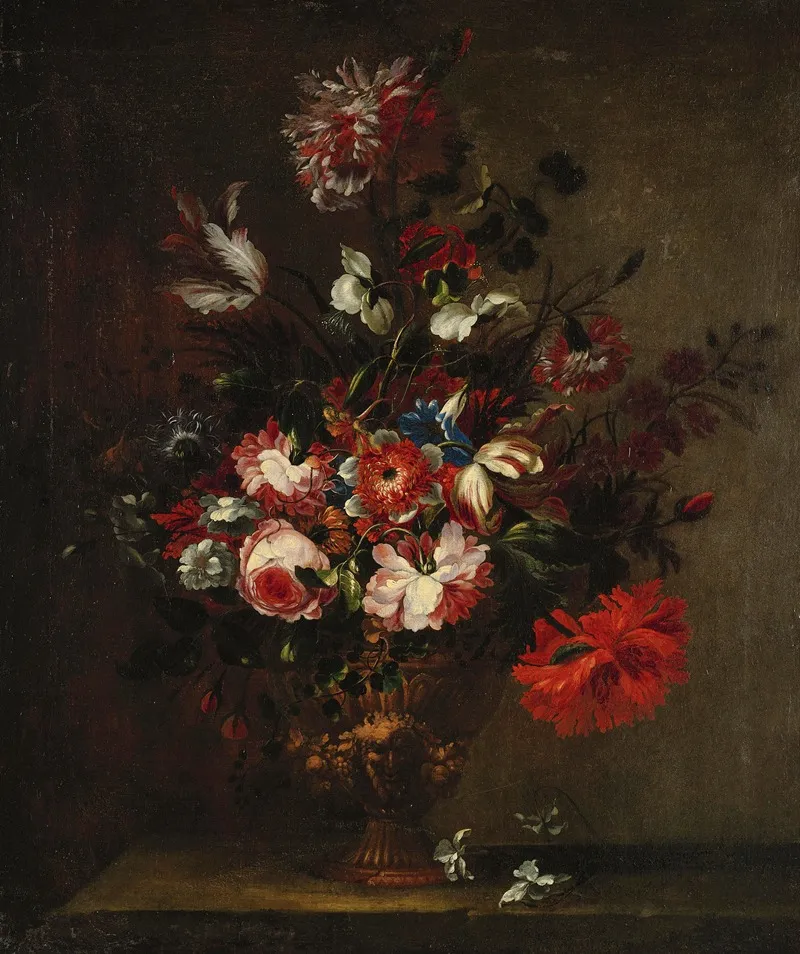 Still Life With Flowers 18 Wall Art by Nicolas Baudesson - High-Resolution Digital Print