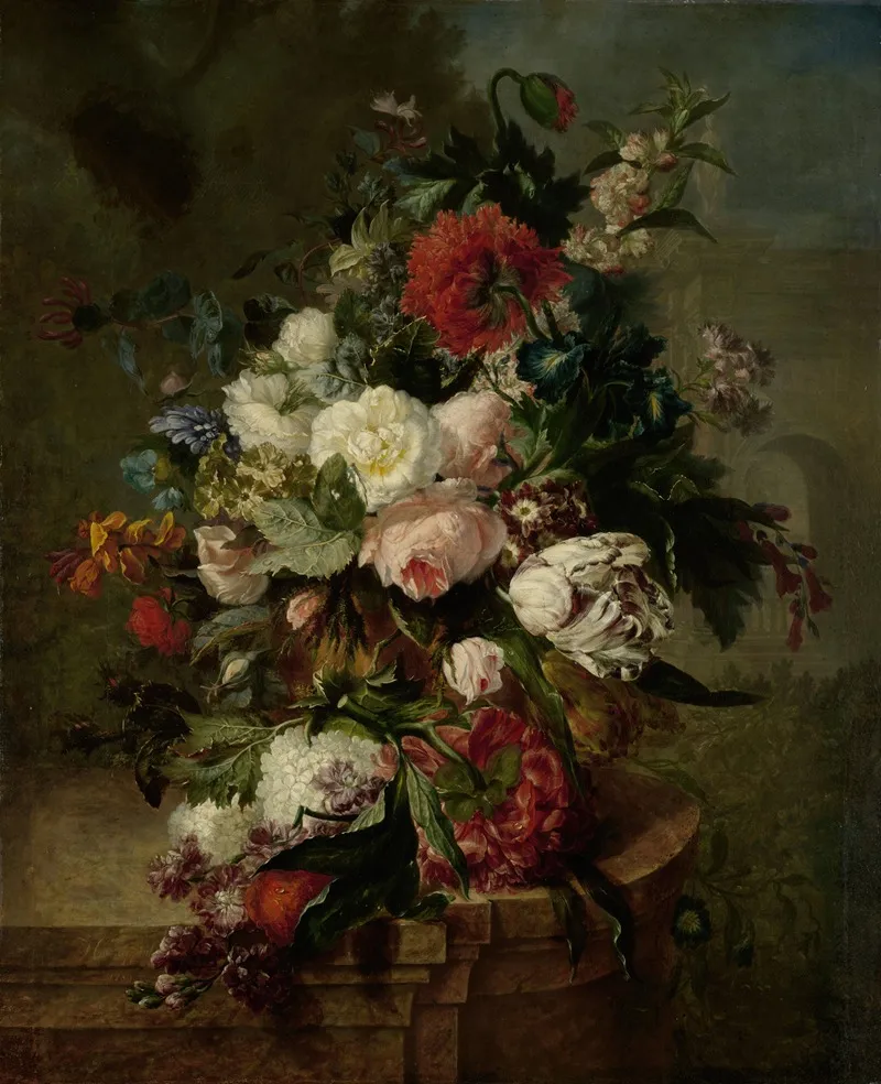 Still Life With Flowers 27 Wall Art by Harmanus Uppink - High-Resolution Digital Print